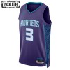 NBA Børn Trøje Charlotte Hornets Terry Rozier III 3 2022-23 Jordan Statement Edition Lilla Swingman